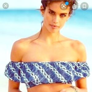 Victorias Secret Off The Shoulder Swim Top